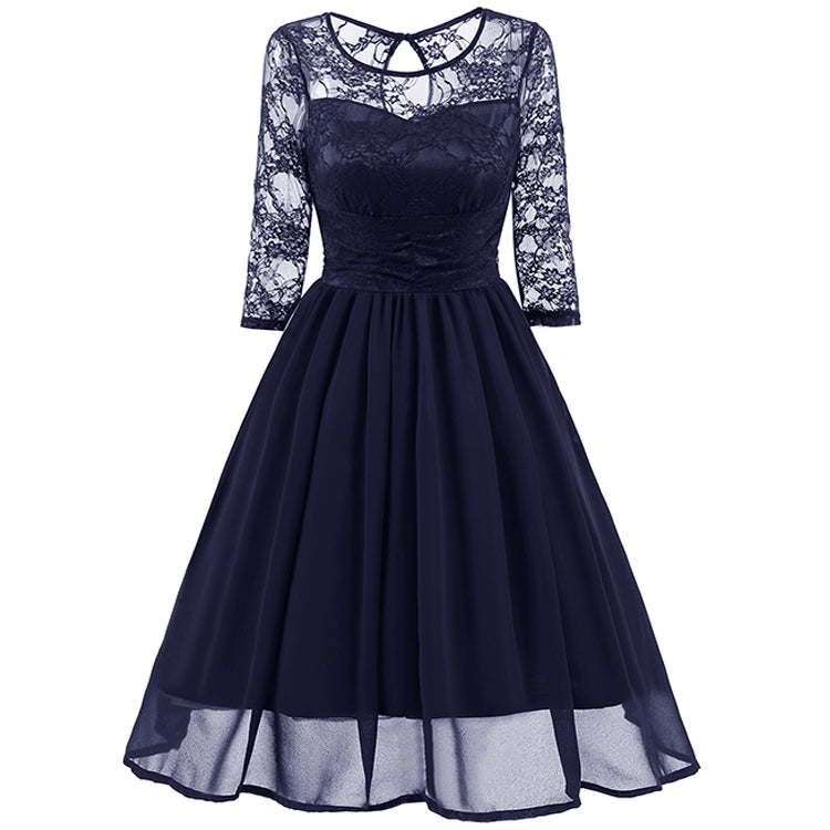 Beautiful long Navy BlueParty Prom / Party Dress - 150cm / Age Guide 10-12  yrs