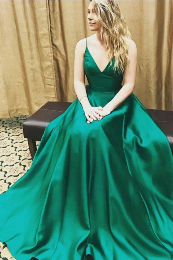 Emerald Green Prom Dress | Long Homecoming Dress | Robe De Bal