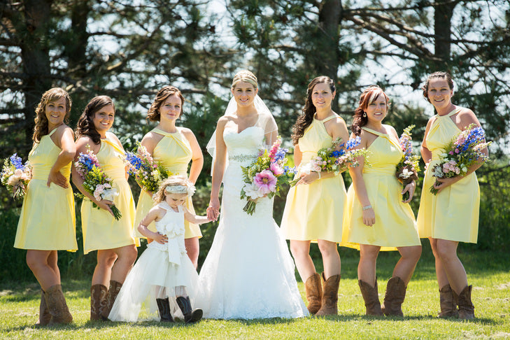 http://www.dollygown.com/cdn/shop/products/Halter_Yellow_Mini_Short_Length_Satin_Rustic_Country_Bridesmaid_Dresses_with_Cowboy_Boots_GDC1507.jpg?v=1611057990