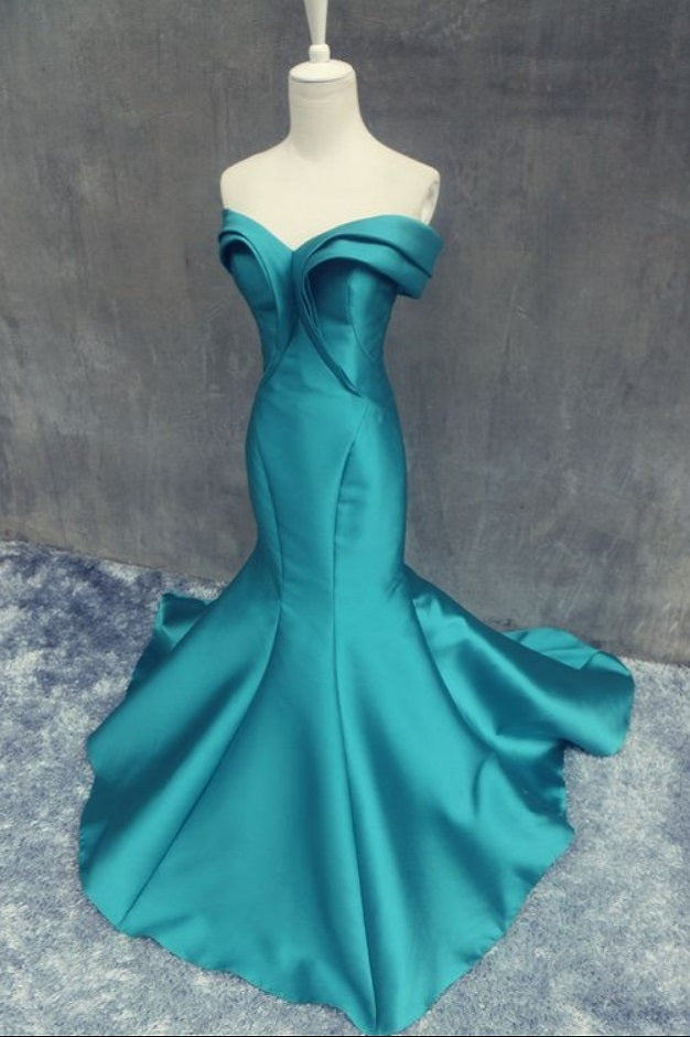 Turquoise Tight Prom Dresses