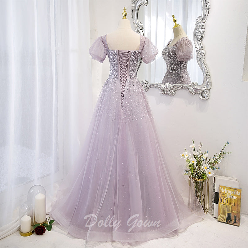 Robe de mariée discount lilas