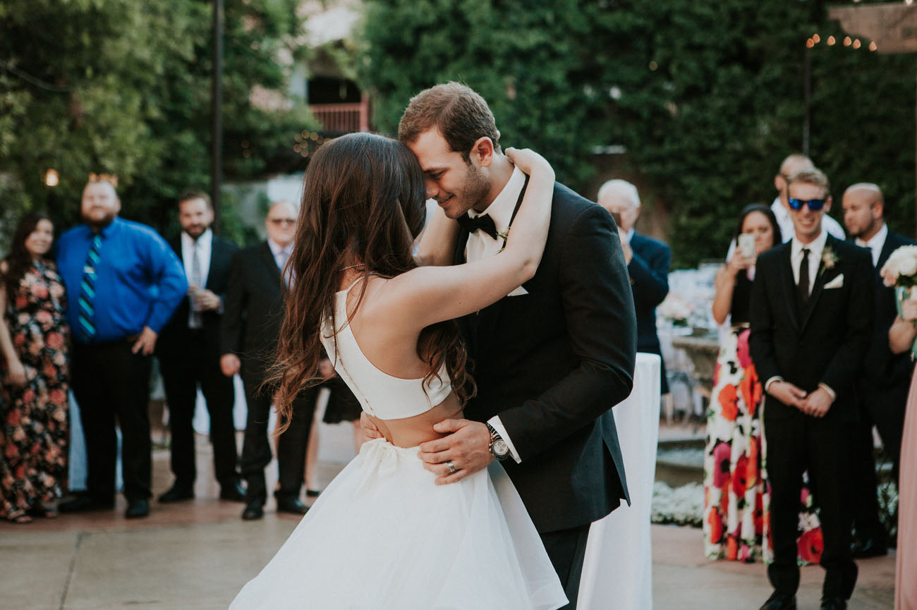 bride two piece reception dress