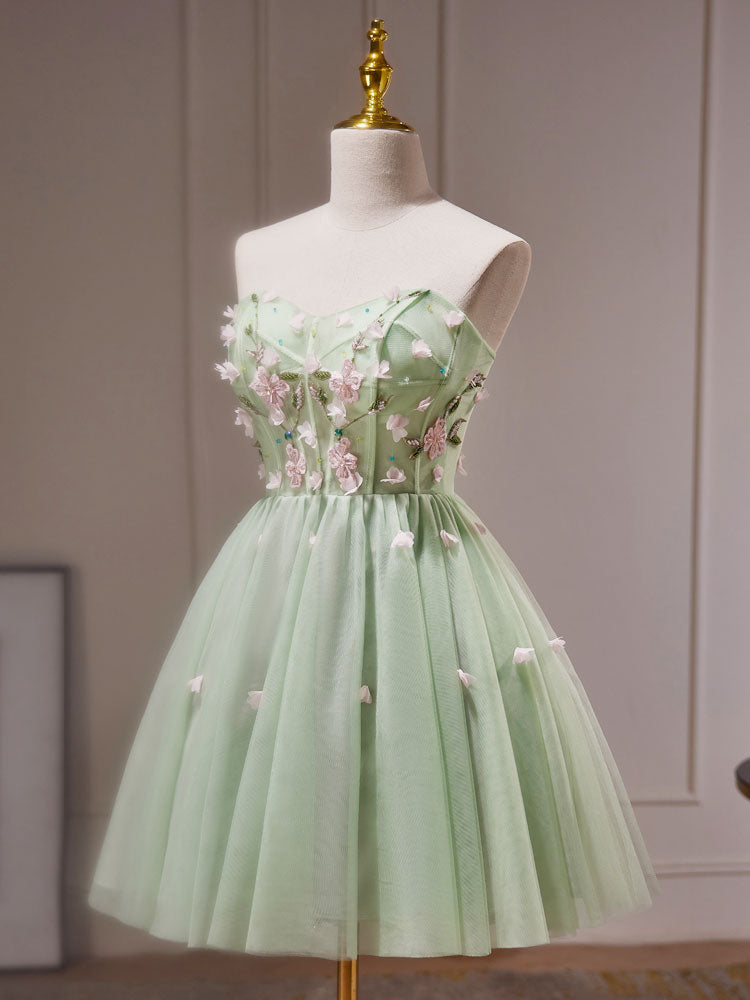 Light green hot sale cocktail dress