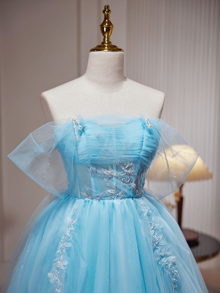 Baby blue dresses for juniors sale