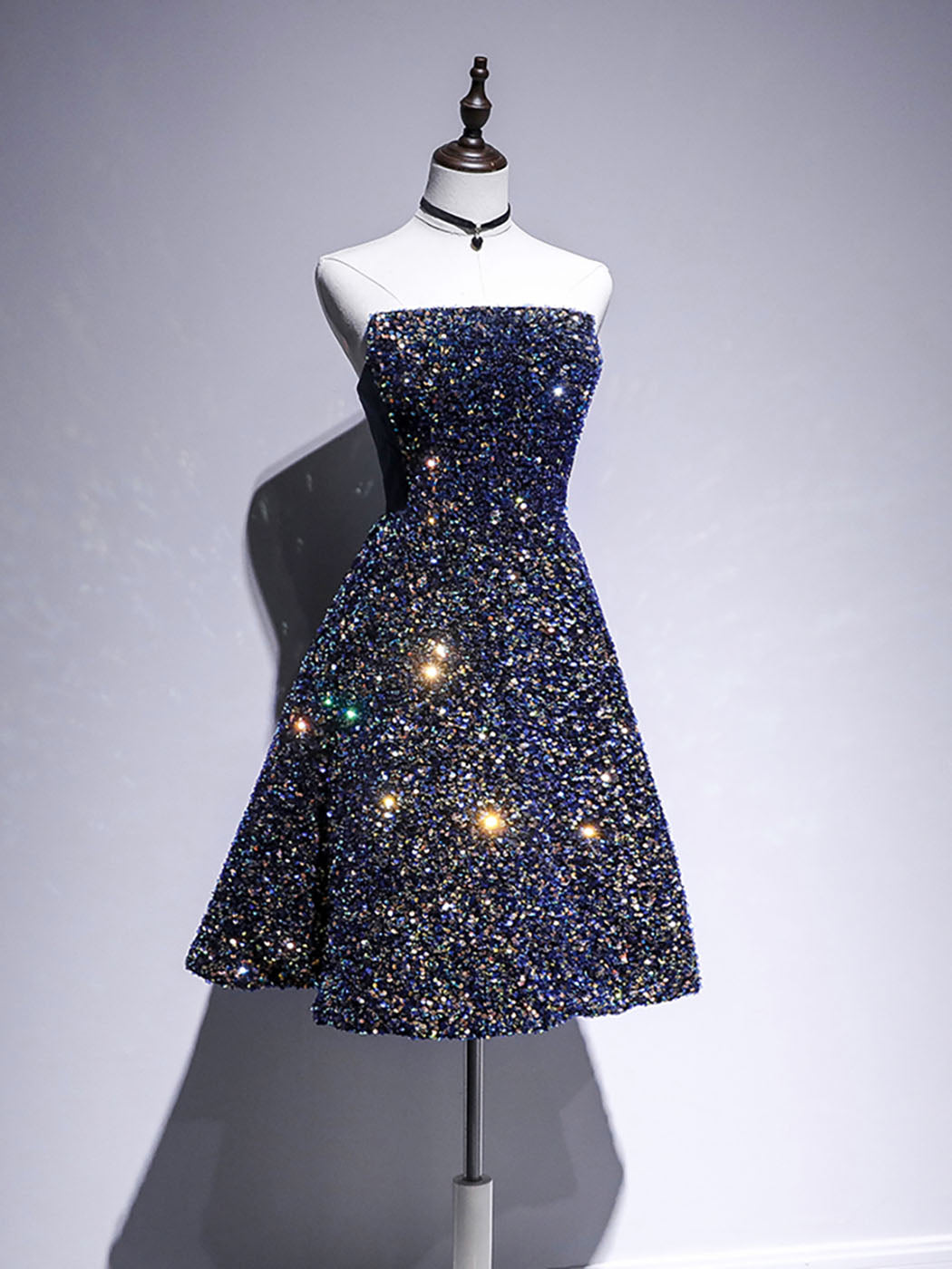 prom starry night theme gown