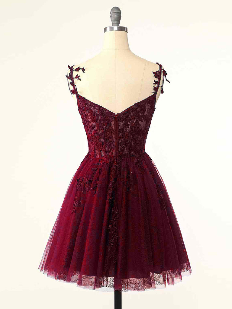 Maroon short homecoming on sale dresses