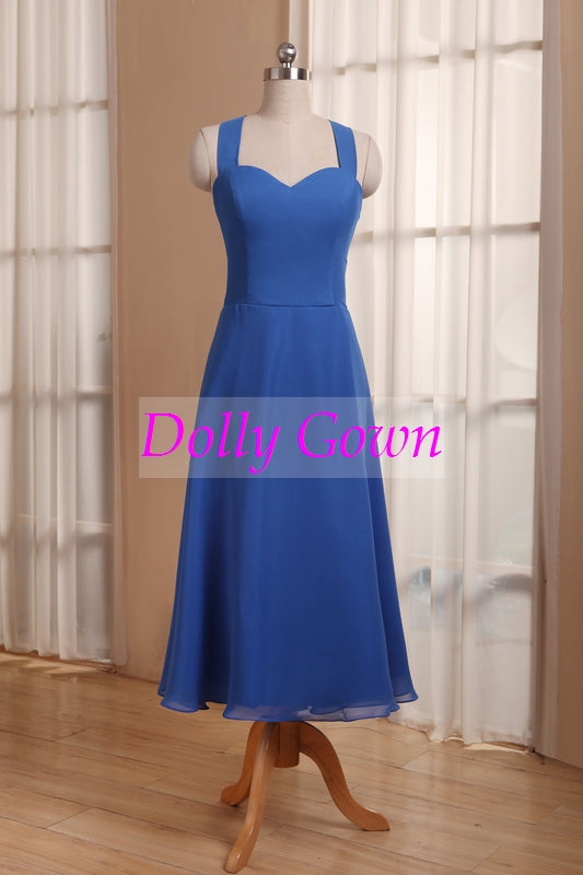 Taffeta Royal Blue Bridesmaid Dresses