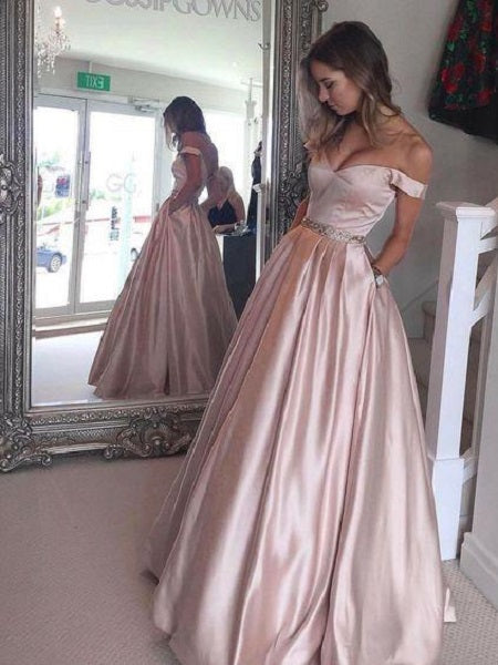 Pink Poofy Prom Dress