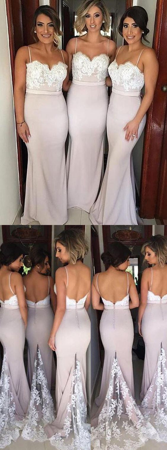 dove gray bridesmaid dresses