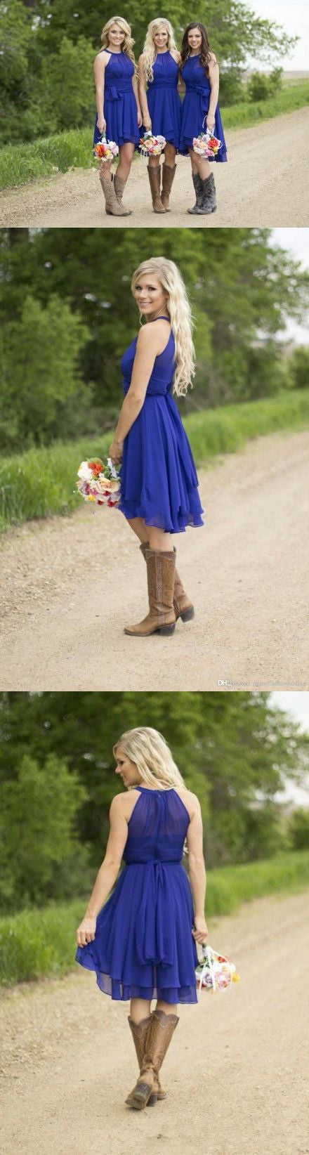 Cowgirl Short Bridesmaids Dresses