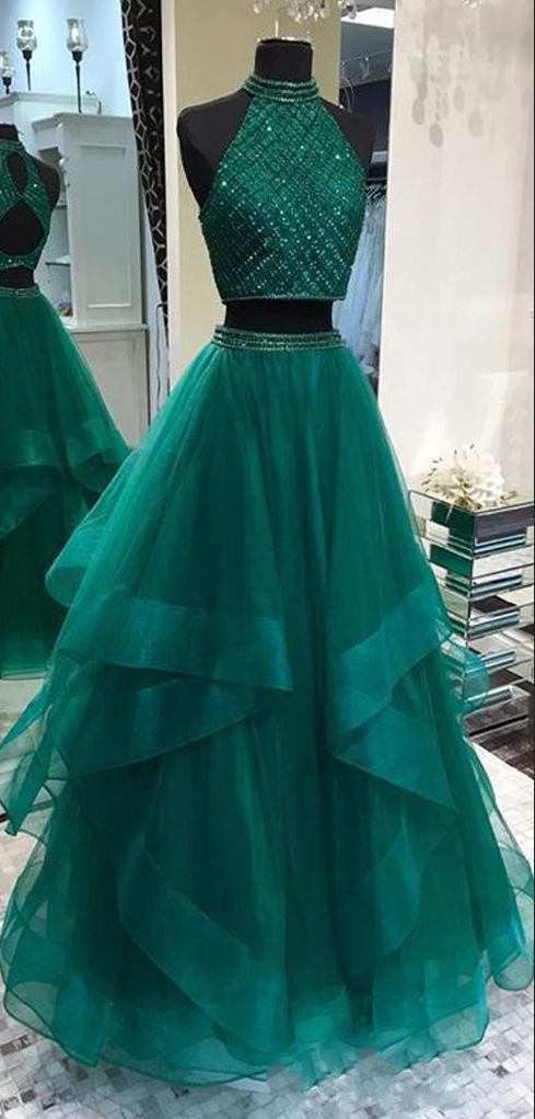 green prom dresses