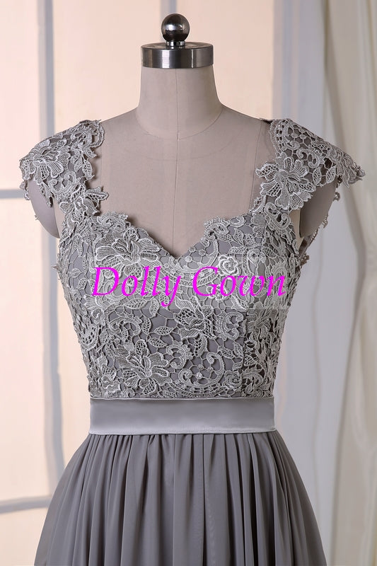 Rustic Elegance Gray Dresses