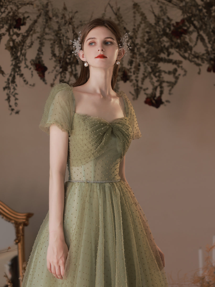 Sage Green Vintage Dress