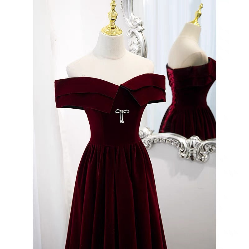 Classy velvet dress hotsell