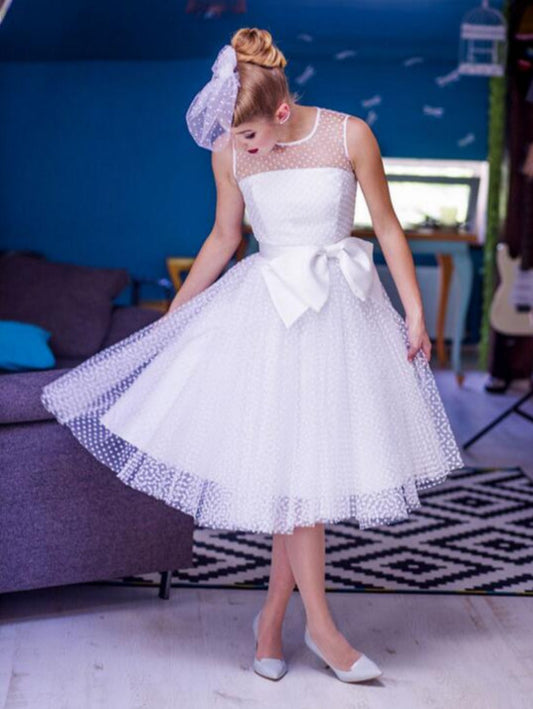 Polka Dots Wedding Dresses, Unique Wedding Dresses