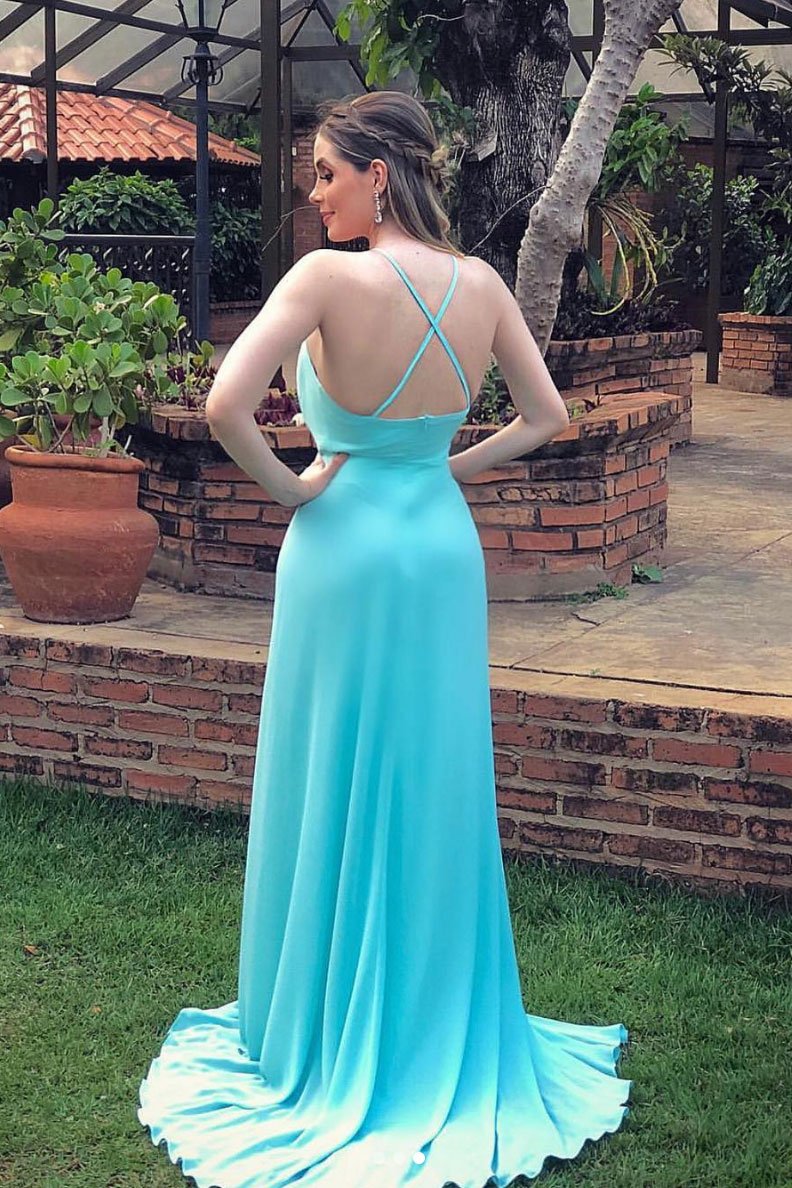 Tiffany blue formal on sale gown