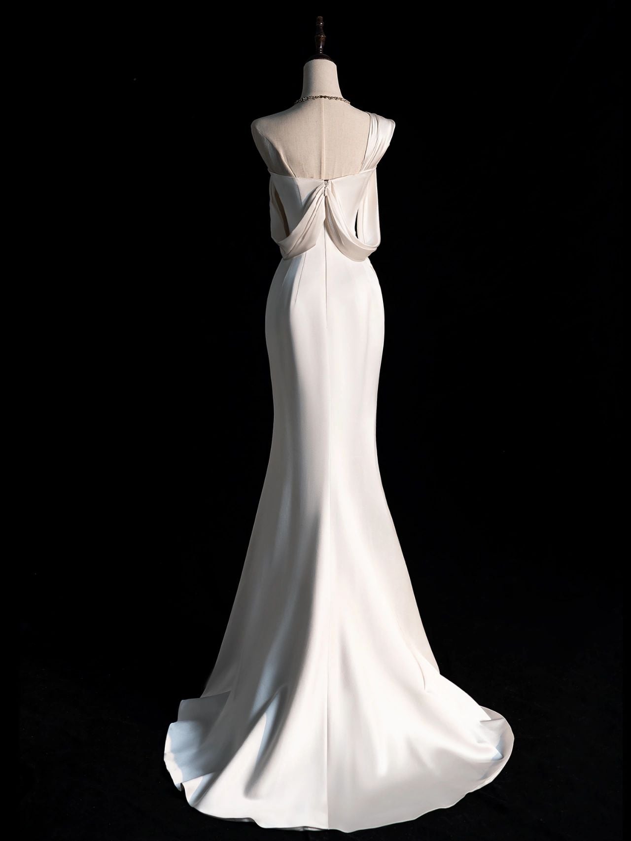 White Silk Wedding Dresses