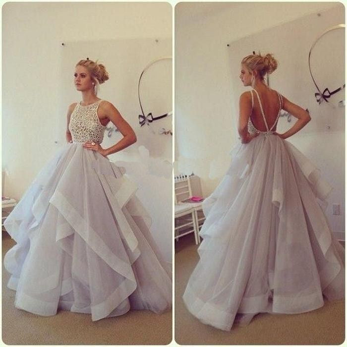 Backless hot sale ball gown